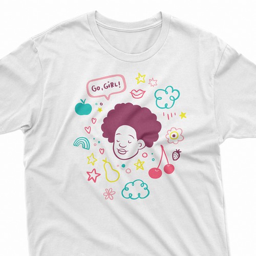 African American design with the title 'T-Shirt desig'