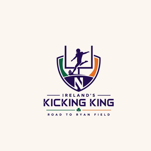 Spain national team logo with the title 'Logo Design Winner : Ireland based American Football Kicking Competition '