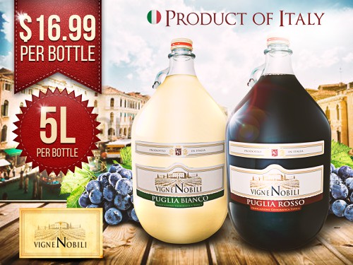 Italian design with the title 'NWSL Vigne Nobile Design'