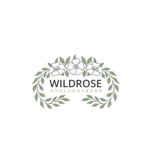 Ink logo with the title 'Holiday House Logo'