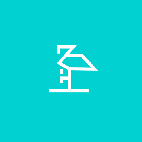 Heron logo with the title 'blue heron'