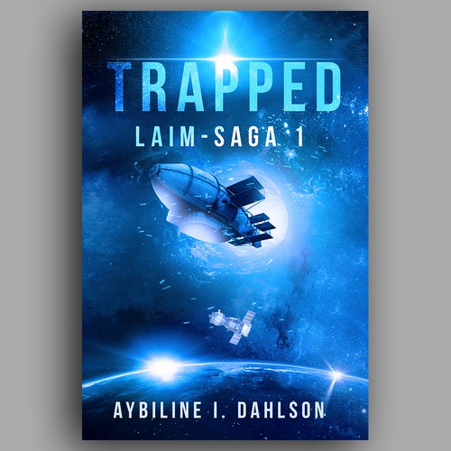 Technology book cover with the title 'Laim-Saga'