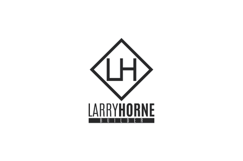 Home builder design with the title 'Larry Horne Builder needs a modern minimalist logo.'