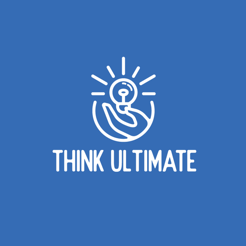 Thinking design with the title 'Think Ultimate logo'