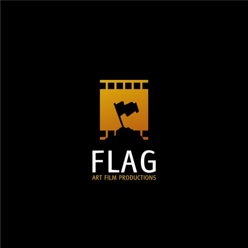 Dark logo with the title 'Flag Art Film Productions'
