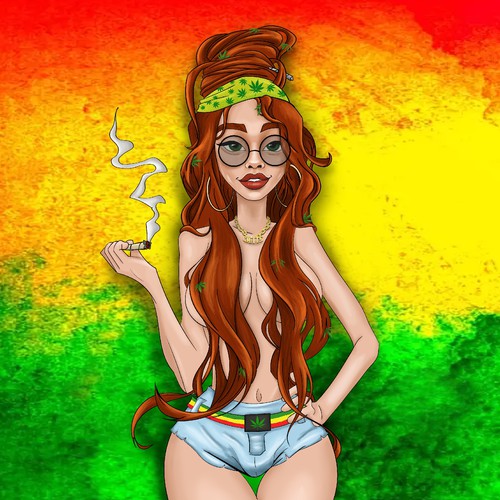 Joint design with the title 'Medical cannabis project'