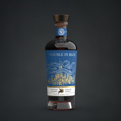 Spirit packaging with the title 'Spirit of blues embraced by the city'