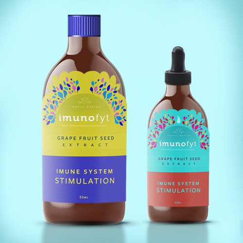 Pharmaceutical packaging with the title 'Corpus Medica product packaging'