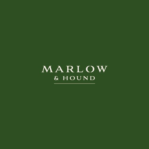 Logo with the title 'Marlow & Hound'