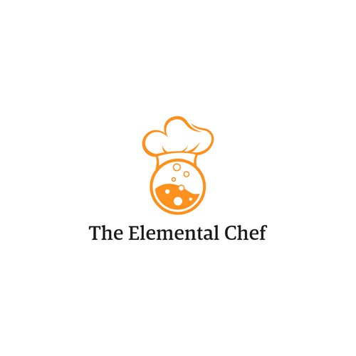 Chemistry design with the title 'the elemental chef'