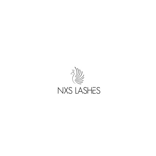 Extensions design with the title 'CREATE A LOGO FOR EYELASH EXTENSION BRAND'
