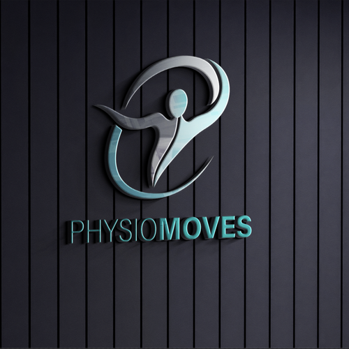 Physiotherapy logo with the title 'bold physiotherapy logo. '