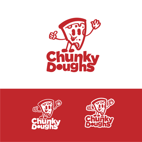 Fast food design with the title 'Chunky Doughs'