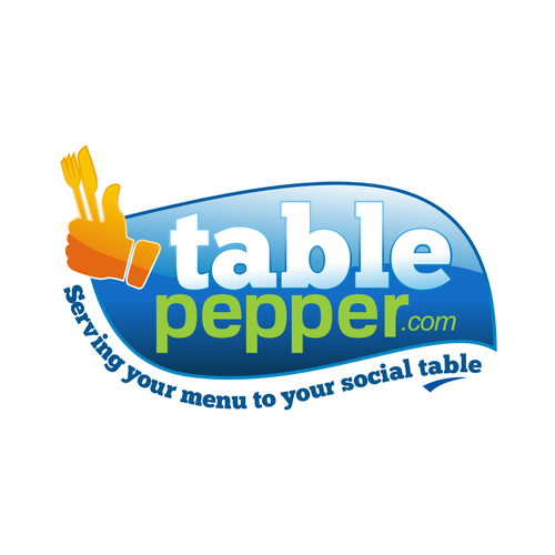 Facebook logo with the title 'Create a winning logo design for TablePepper.com a new global website'