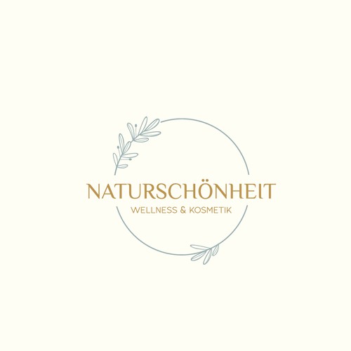 Cosmetics logo with the title 'NATURSCONHEIT'