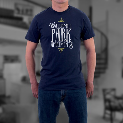 Water t-shirt with the title 'T-shirt for Watermill Park Apartments'
