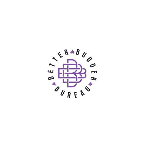 Weed logo with the title 'Better Budder Bureau'