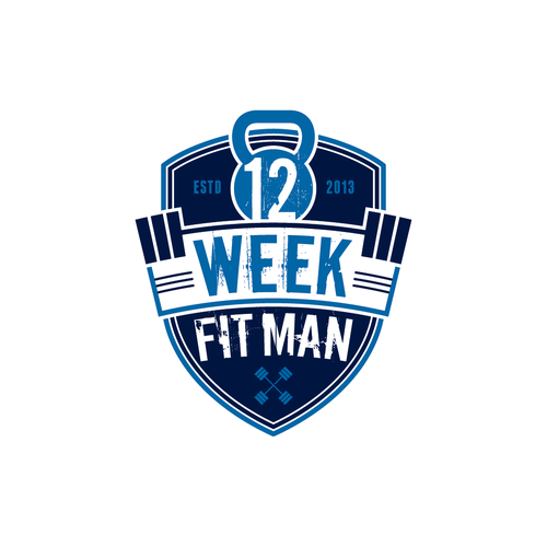 Workout design with the title 'Create the next logo for 12 Week Fit Man'