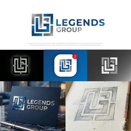 Group brand with the title 'Legends Groupe'