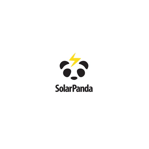 Electrical logo with the title 'Solar Panda'