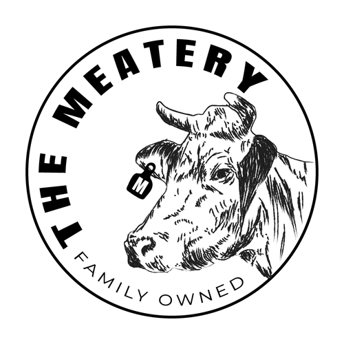 Butcher logo with the title 'Logo for Online Butcher Shop'