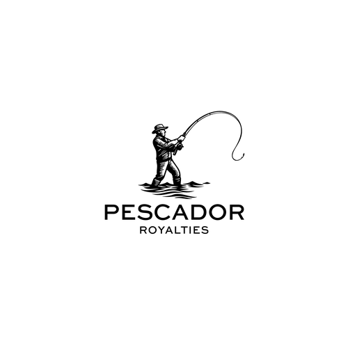 Fish logo with the title 'Pescador'