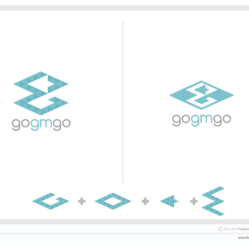 Go logo with the title 'gogmgo logo'