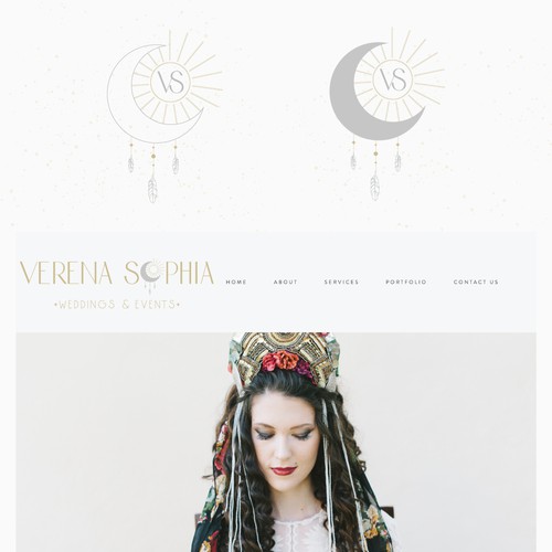 Dreamcatcher logo with the title 'Bohemian Logo Design'