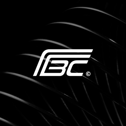 Sports car logo with the title 'FBC Letter Logo for Car Enthusiast & Racing Team'