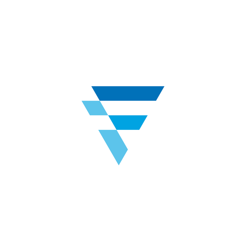 M design with the title 'Fallon Media Logo'