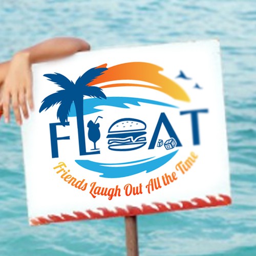 Burger king logo with the title 'Modern Logo for restaurant'