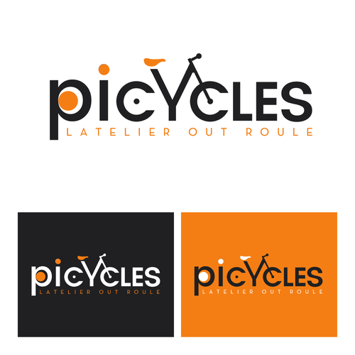 Cycle design with the title 'Cycle Shop Logo '