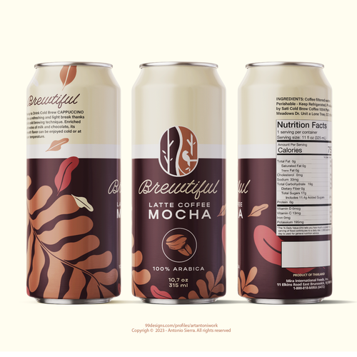 Cafe packaging with the title 'Coffee RFD'