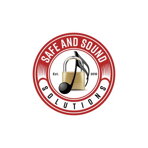 Padlock logo with the title 'Safe and Sound Solutions'