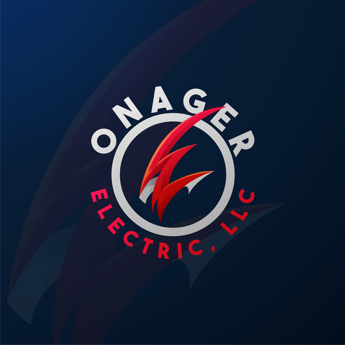 Power logo with the title 'Onager Electric logo design'