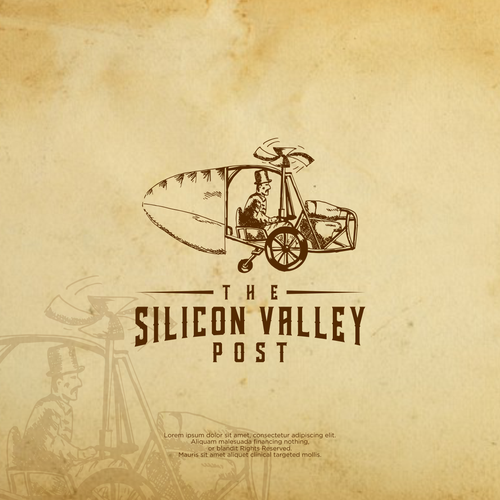 Old-school brand with the title 'The Silicon Valley Post'