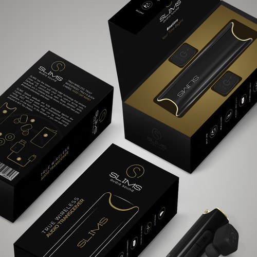 Food packaging with the title 'Package design'