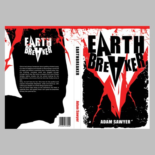 Contrast design with the title 'book cover'