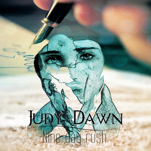 Cold design with the title 'Book cover'