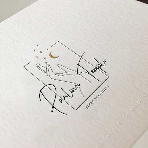 Moon brand with the title 'Paulina Temple Logo'