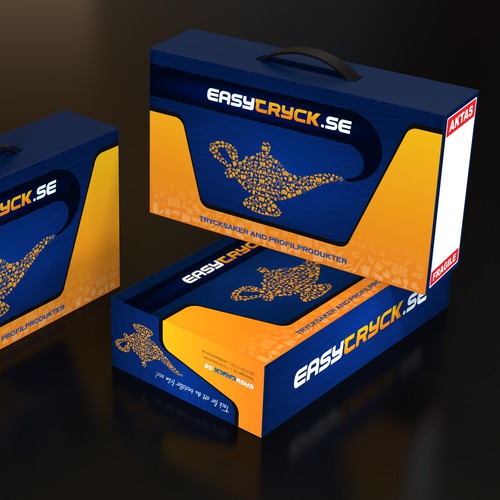 Creative packaging with the title 'Design for product cartons.'