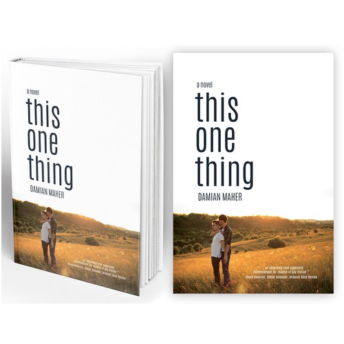 Romantic book cover with the title 'Romance -gay novel'