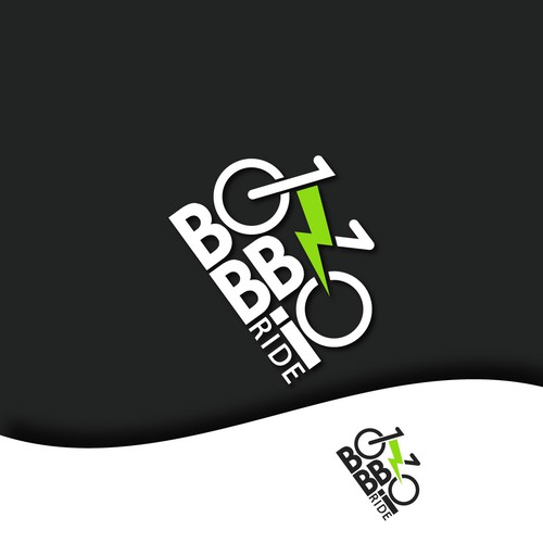 Mountain bike design with the title 'Bobbio Ride'