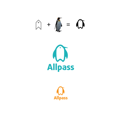 Ticket design with the title 'Penguin'