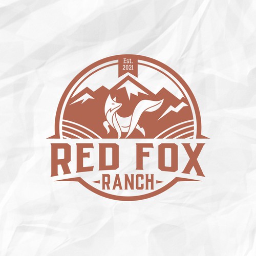 Village design with the title 'Winner of RED FOX RANCH Contest'