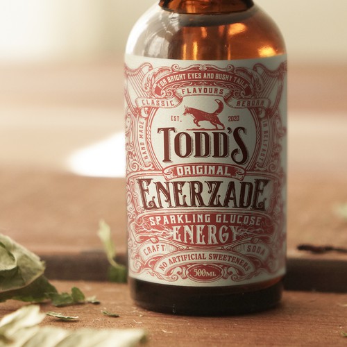 Label with the title 'Vintage hand drawn label'