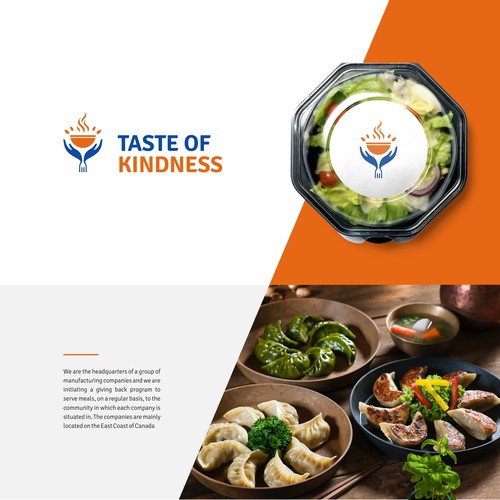 CorelDRAW design with the title 'Taste of Kindness'