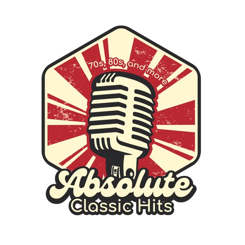 Radio logo with the title 'Logo radio'