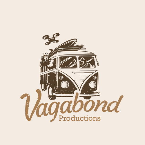 Surfboard design with the title 'Logo Concept for a Photographer'