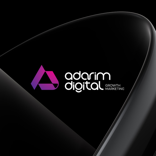 Digital marketing logo with the title 'Concept logo design for Adarim Digital Marketing'